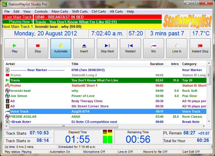 StationPlaylist Studio - Low-cost audio broadcast playback software